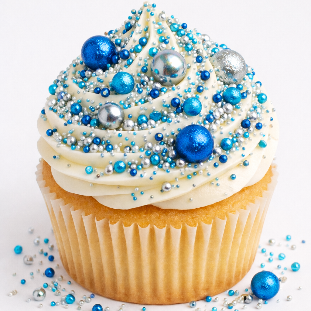 Cake Decorating Dragees: Frozen Glitter