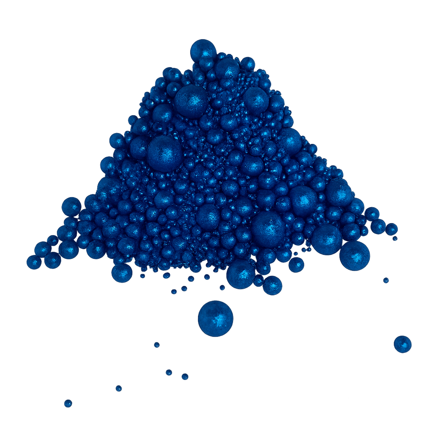Cake Decorating Dragees: Blue glitter