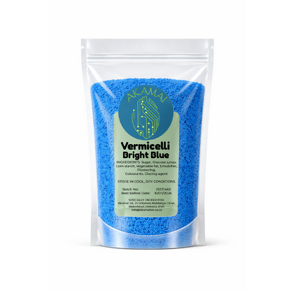 Bright Blue Vermicelli