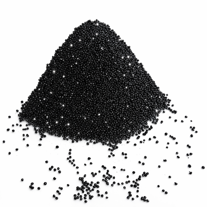 Black Glitter Non Pareils - 100s & 1000s