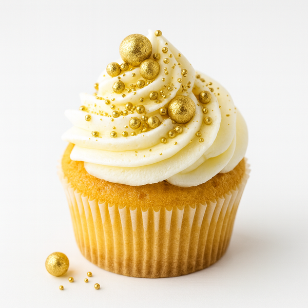 Cake Decorating Dragees: Gold Glitter