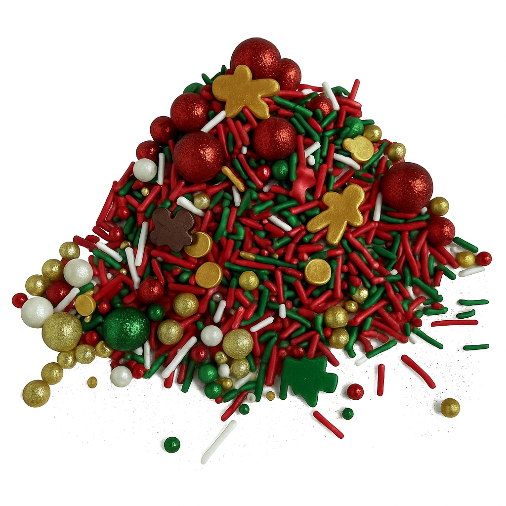 Edible Decorating Sprinkles: Christmas - Gingerbread Man